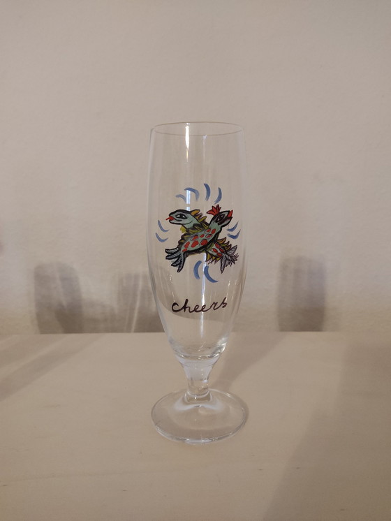 Image 1 of 6x Kosta Boda beer glass Ulrica Hydman Vallien