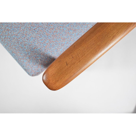 Image 1 of Vintage armchair with multicolored fabric by E.Homa 1960