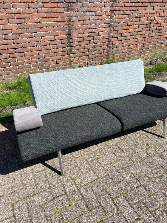 Image 1 of Harvink Armslag | Green And Gray | De Ploeg And Kvadrat sofa