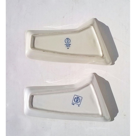 Image 1 of Pair of vintage ashtrays by Gio Ponti for Richard Ginori, 1951