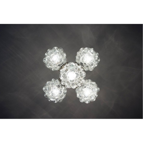 Image 1 of Lampadario in vetro vintage per Kamenicky Senov, 1970