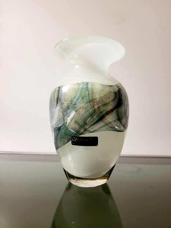 Image 1 of Vaso Cristal dello studio Val Saint Lambert, numerato Sk L 1992, Liegi, anni '90