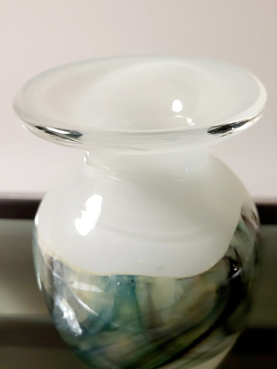 Image 1 of Vaso Cristal dello studio Val Saint Lambert, numerato Sk L 1992, Liegi, anni '90