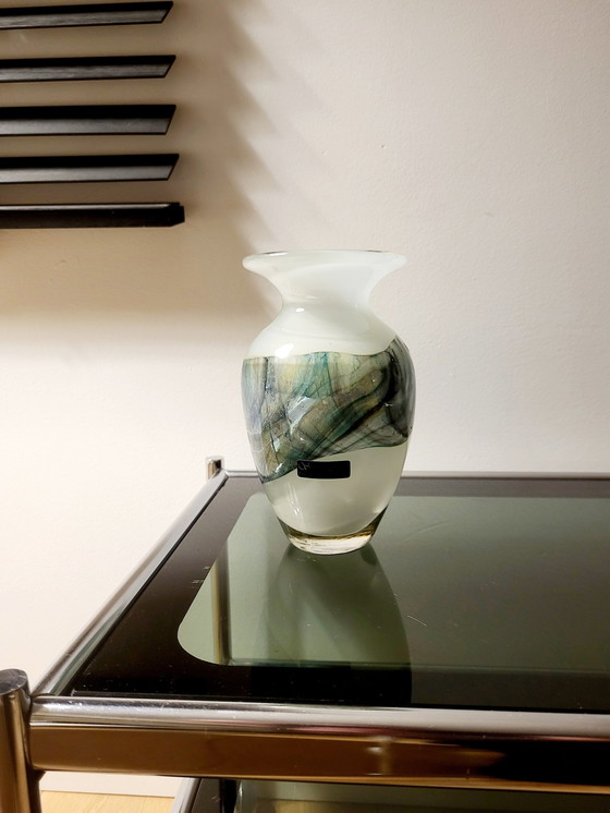 Image 1 of Vaso Cristal dello studio Val Saint Lambert, numerato Sk L 1992, Liegi, anni '90