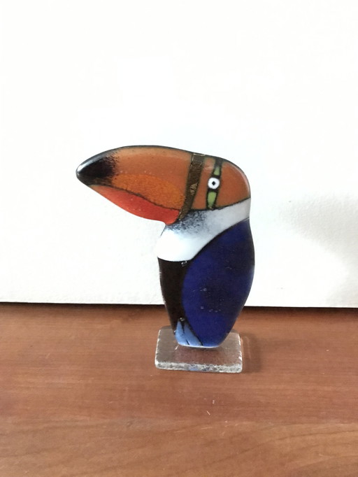 Glass art Toucan Maciej Habrat