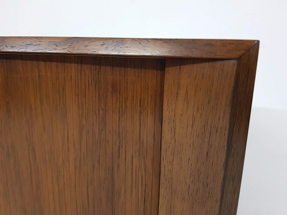 Image 1 of Mid-century audio cabinet with sliding doors