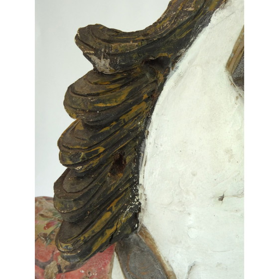 Image 1 of Cheval de carrousel ancien