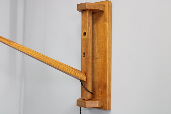 Image 1 of 1960s Wall Wooden Lamp by Pokrok Zilina, Czechoslovakia