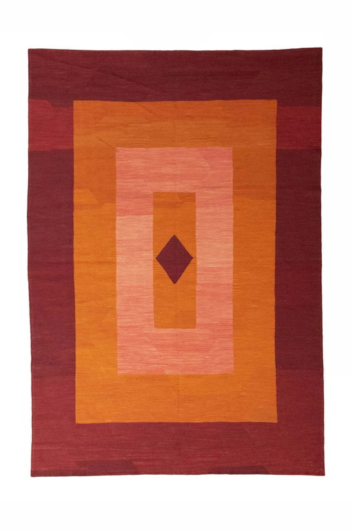 Hand-woven designer kilim - 291 X 202 Cm (New)