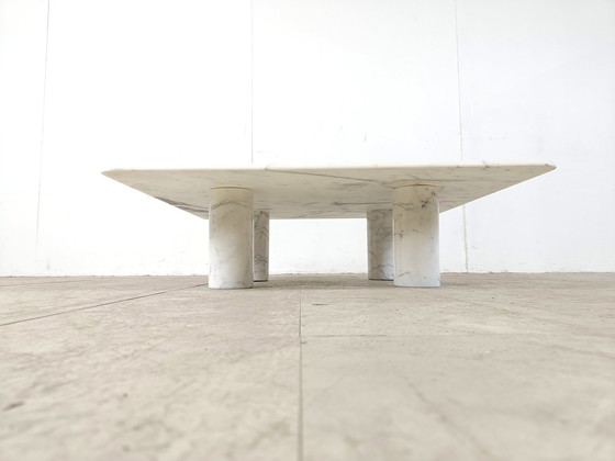 Image 1 of Vintage carrara marble coffeetable