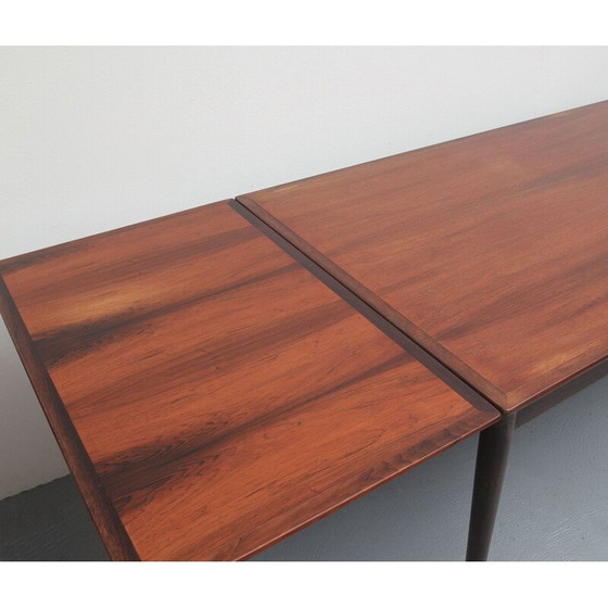Image 1 of Vintage XL extendable rosewood dining table by Hornslet, Denmark 1960