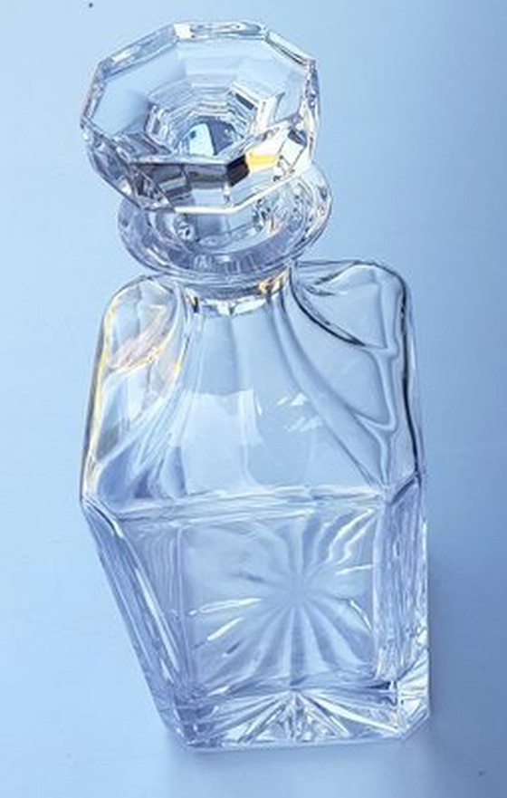 Image 1 of Antique Crystal Glass Decanter