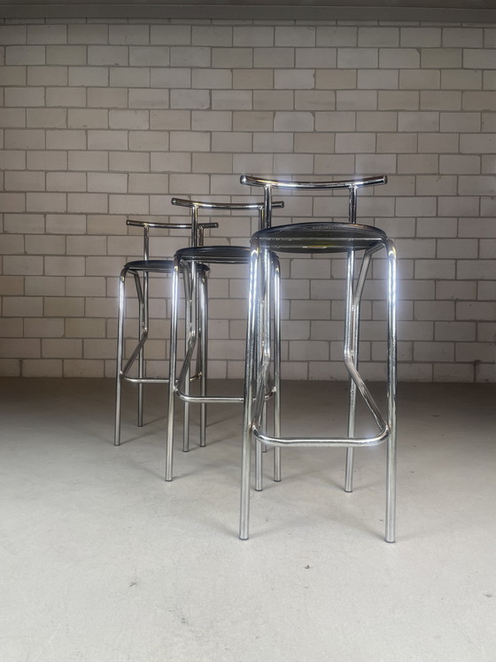 Image 1 of 3X Postmodern Design Barstool