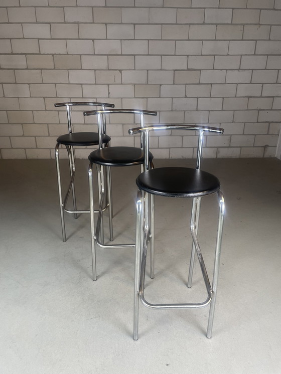 Image 1 of 3X Postmodern Design Barstool