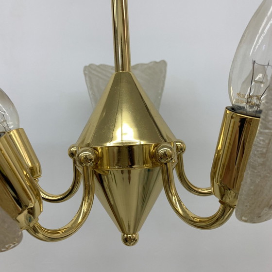 Image 1 of Italian Murano Glass Chandelier Hollywood Regency design - 1970s