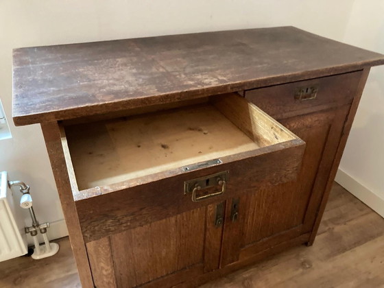 Image 1 of Amsterdam School Oak Sideboard