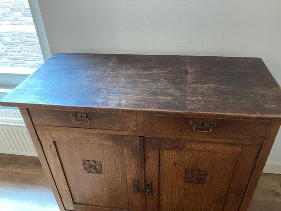 Image 1 of Amsterdam School Oak Sideboard