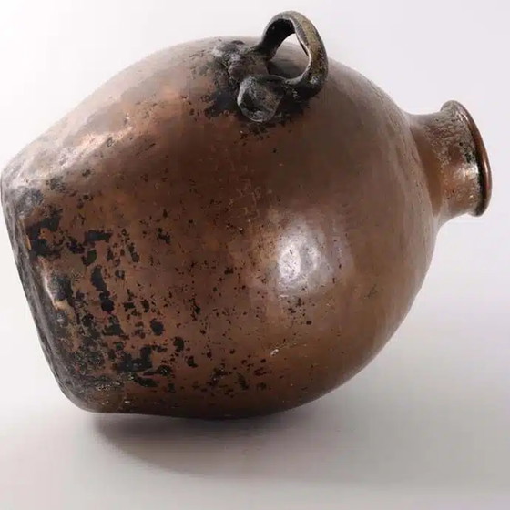 Image 1 of POT À HARICOTS ANTIQUE EN CUIVRE ÉGYPTIEN