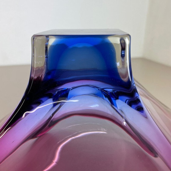 Image 1 of Centrotavola floreale in vetro vintage dei Fratelli Toso, Italia, anni '70