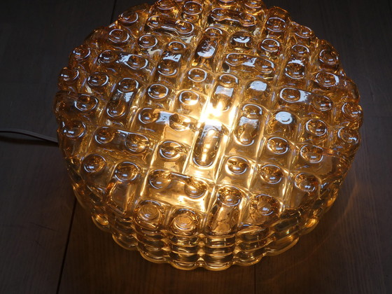 Image 1 of Lampada da soffitto e da parete Erco Sconce in vetro ghiaccio anni &#39;60 Aloys F. Gangkofner UK1AEB