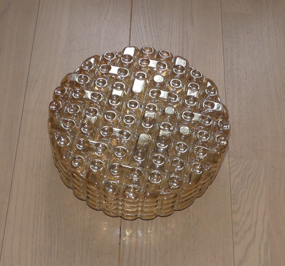 Image 1 of Lampada da soffitto e da parete Erco Sconce in vetro ghiaccio anni &#39;60 Aloys F. Gangkofner UK1AEB