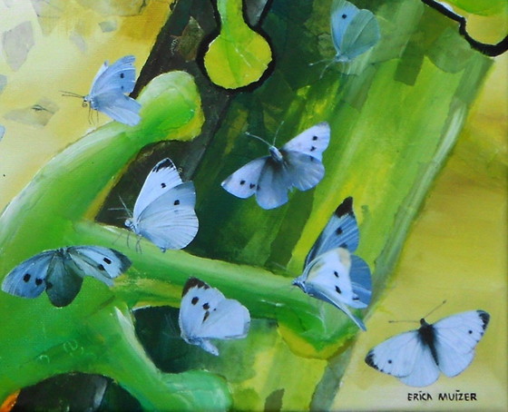 Image 1 of Dipinto audace di una rana - Erica Muizer