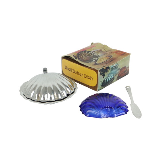 Image 1 of Shell Butter Bowl With Knife