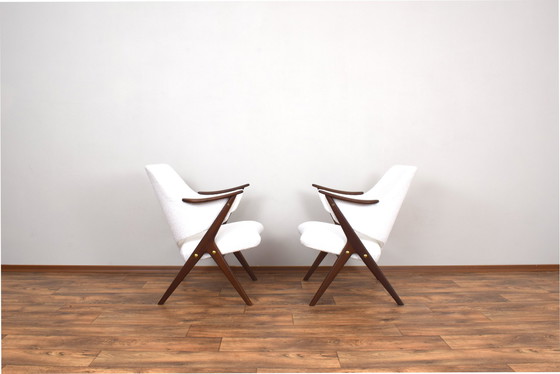 Image 1 of Mid-Century Norwegian Teak Armchairs Knott From Brunstad Møbelfabrikk, 1960S, Set Of 2