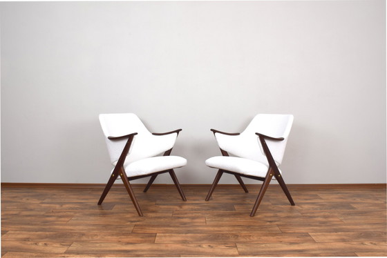 Image 1 of Mid-Century Norwegian Teak Armchairs Knott From Brunstad Møbelfabrikk, 1960S, Set Of 2