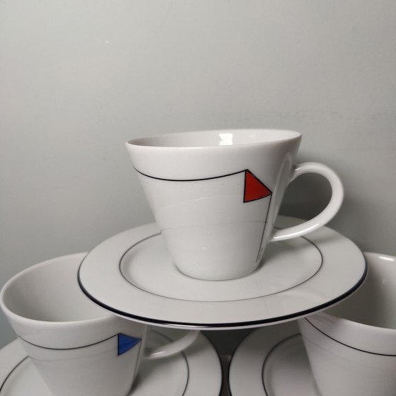 Image 1 of 6x Van Nelle Cup and saucer