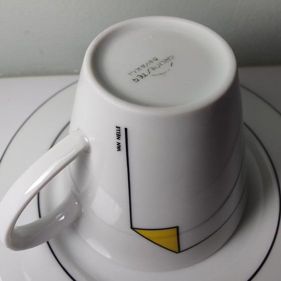 Image 1 of 6x Van Nelle Cup and saucer