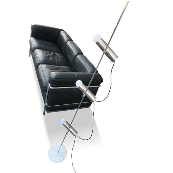 Image 1 of Vintage A14 marble floor lamp by Alain Richard for Disderot