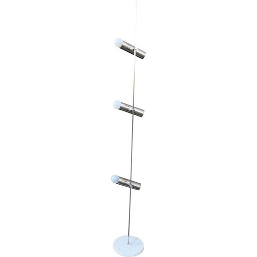 Vintage A14 marble floor lamp by Alain Richard for Disderot