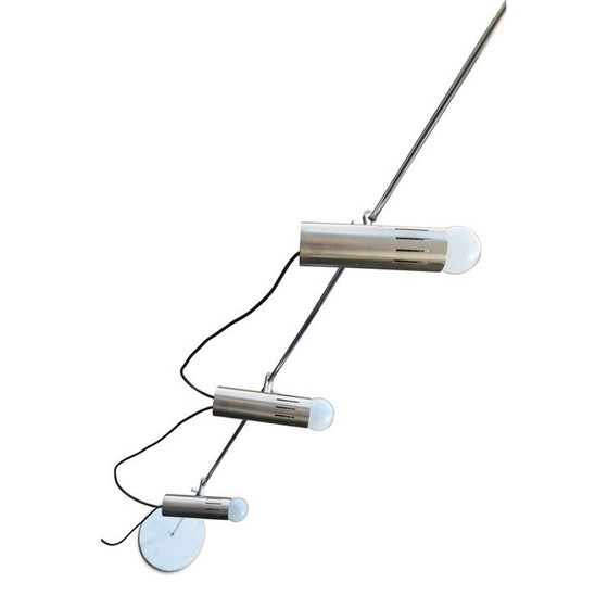 Image 1 of Vintage A14 marble floor lamp by Alain Richard for Disderot