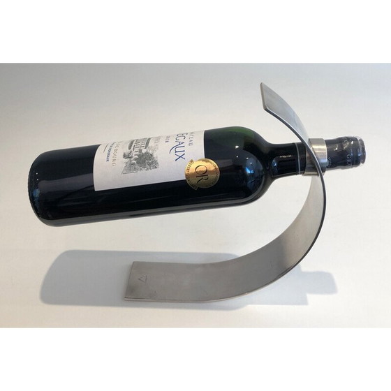 Image 1 of Portabottiglie vintage placcato argento, Francia 1950