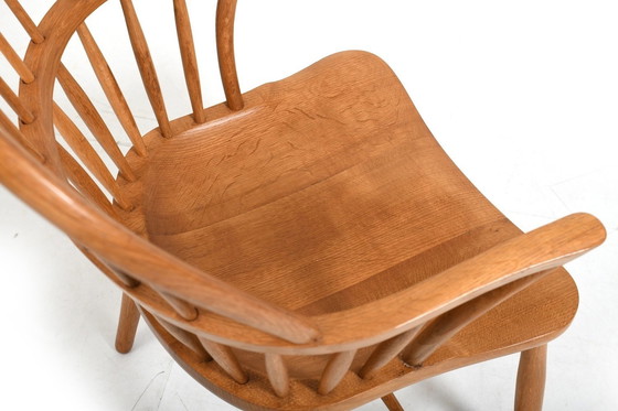 Image 1 of Sedia Windsor Fh38 di Frits Henningsen in rovere, anni '60