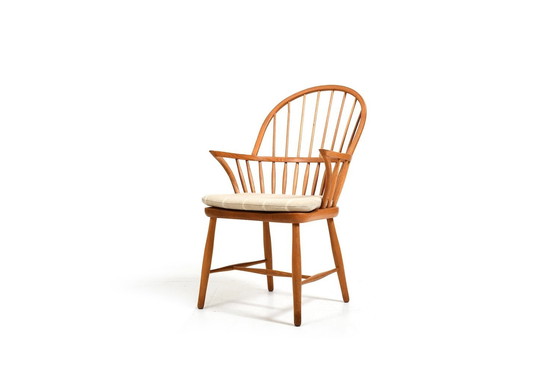 Image 1 of Sedia Windsor Fh38 di Frits Henningsen in rovere, anni '60