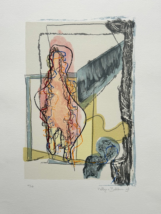 Image 1 of Screen print Nelly Van Bekkum