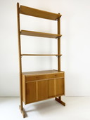 Armoire murale / Bibliothèque Vintage IKEA 'Contur' (1/3)