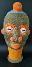 Vintage Balimeke terracotta bead head