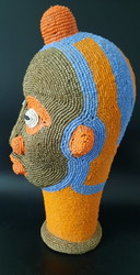 Vintage Balimeke terracotta bead head