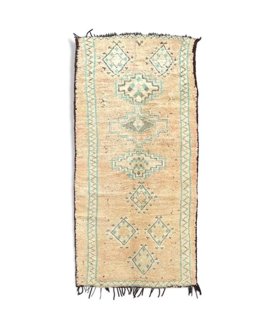 Image 1 of Rare tapis berbère marocain Boujad d'époque