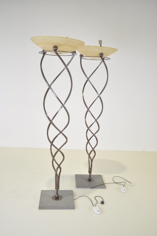 2x Terzani Antinea floor lamp