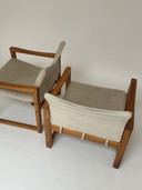 Scandinavian Safari Armchair by Karin Mobring, 1980s / Vintage Armchairs