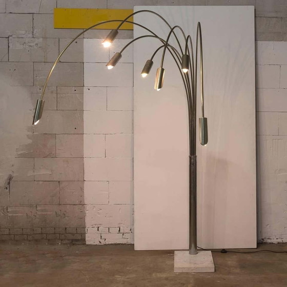 Image 1 of High Monumental Adjustable Floor Lamp