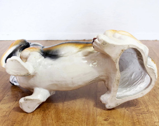 Image 1 of Life size Ceramic basset