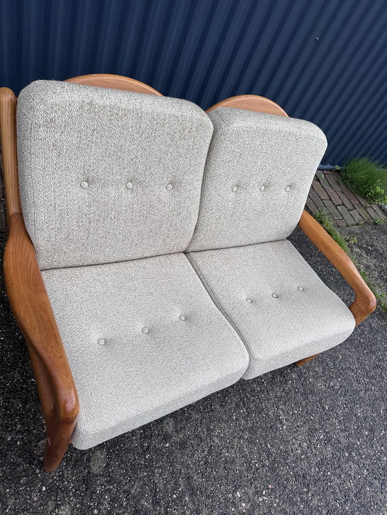 Image 1 of Banc vintage deux places en teck