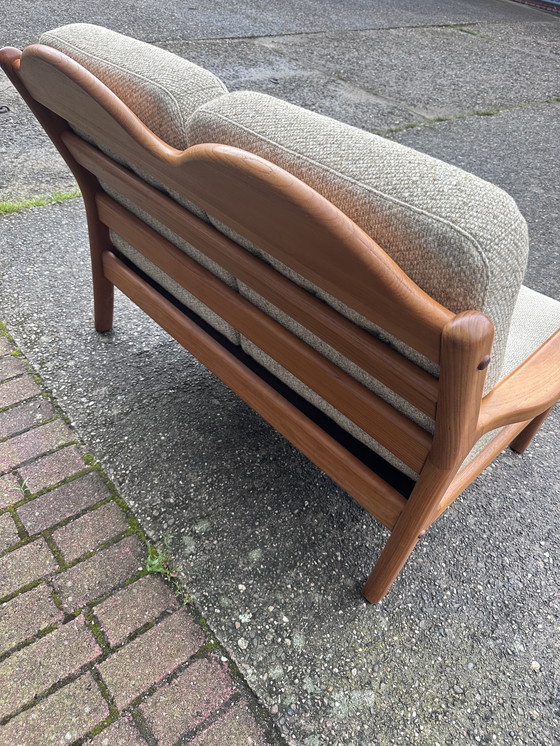 Image 1 of Banc vintage deux places en teck