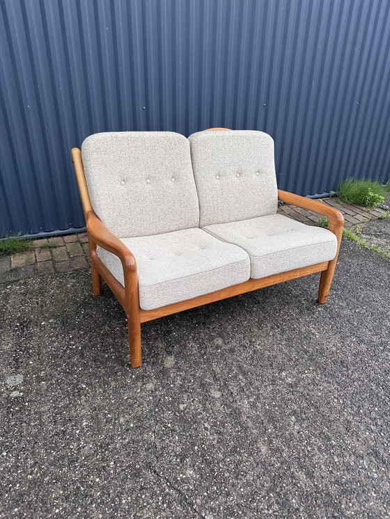 Image 1 of Banc vintage deux places en teck