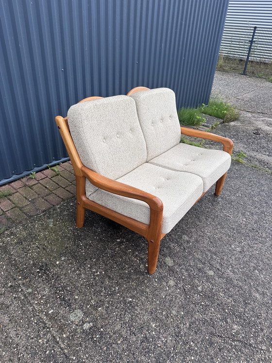 Image 1 of Banc vintage deux places en teck